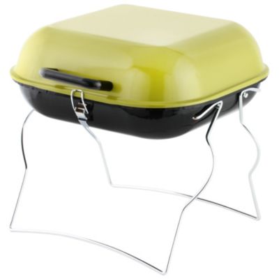 Sainsbury's Portable Charcoal BBQ Lime