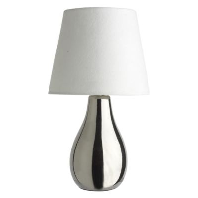 Tu Ceramic Table Lamp Chrome