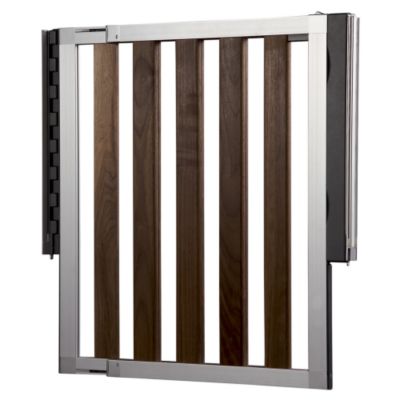 Numi Dark Wood Extending Gate Statutory