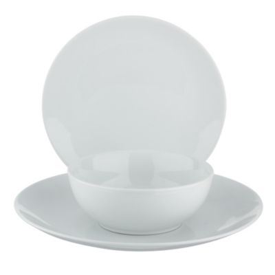 Tu White Porcelain 12-piece Dinner Set