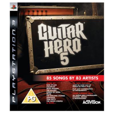 Guitar Hero 5 (Game only) for PS3 by Activision