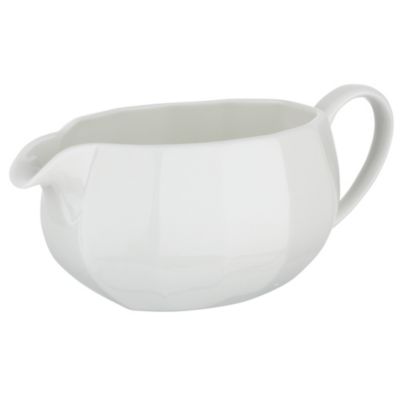 Different by Design White Bone China Gravy Boat