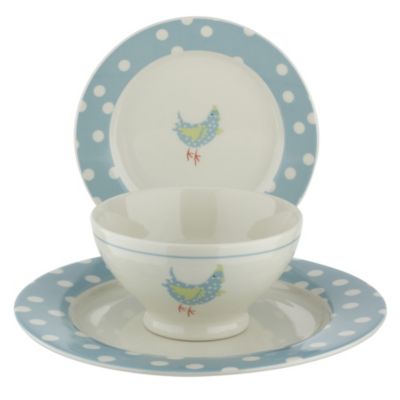 Tu Chicken Design Stoneware 12-piece Dinner Set