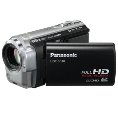 Panasonic HDC-SD10EB-K Full HD Camcorder Black