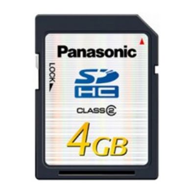 Panasonic RP-SDR04GE1A 4GB Class 2 SDHC Memory Card