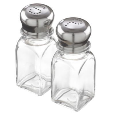 Sainsbury's Basics Glass Salt & Pepper Set