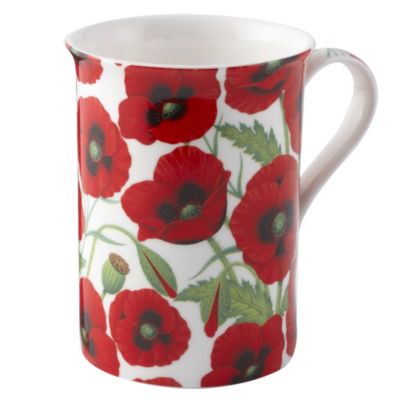 Tu Poppies Fine China Mug