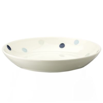 Tu Blue Dot Earthenware Pasta Bowl
