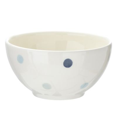 Tu Blue Dot Earthenware Cereal Bowl