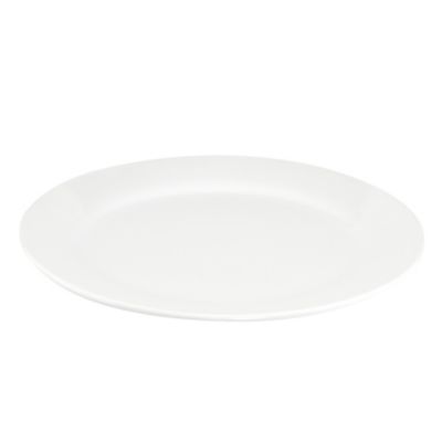 Tu White Earthenware Dinner Plate