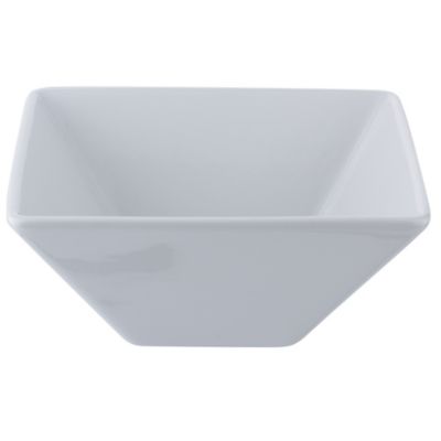 Tu Square White Earthenware Serving Bowl