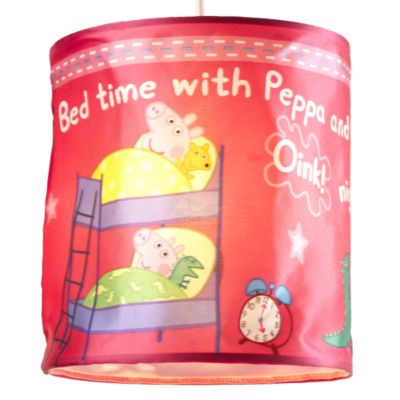 Peppa Pig Pendant Fabric Lampshade Pink