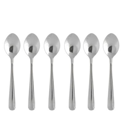 Sainsbury's Basics Stainless Steel Tea Spoons 6-pack