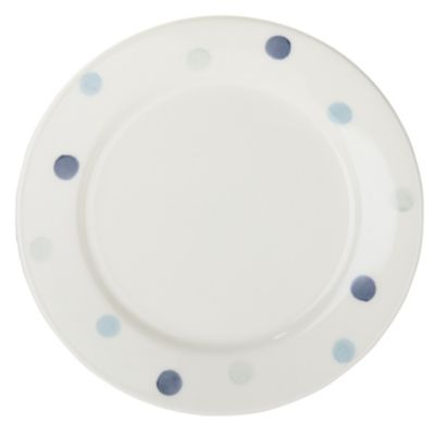 Tu Blue Dot Earthenware Side Plate