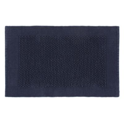 Tu Chenille Bobble Bath Mat Denim
