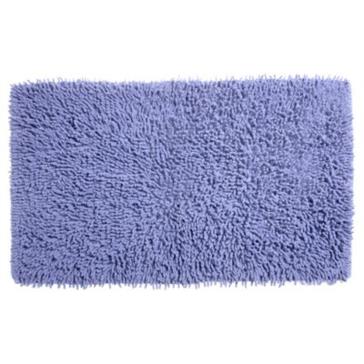 Tu Cornflower Blue Shaggy Chenille Bath Mat