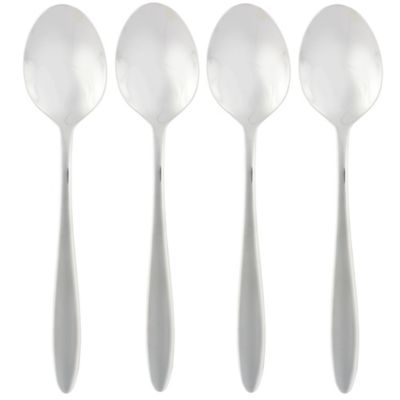 Tu Stainless Steel Simplicity Dessert Spoons 4-pack