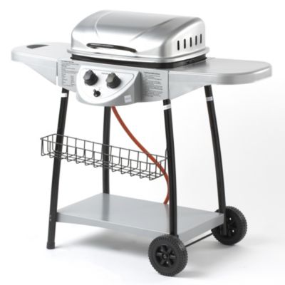 Sainsbury's Steel 2-burner Gas Barbecue