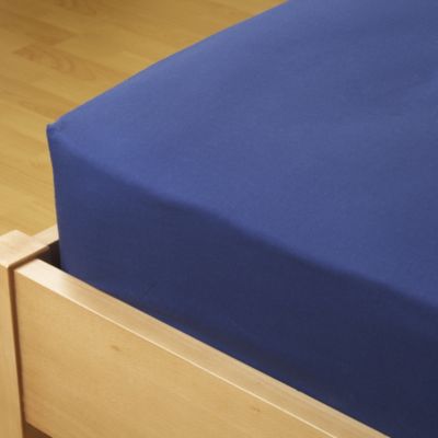 Tu Fitted Sheet Blue Single