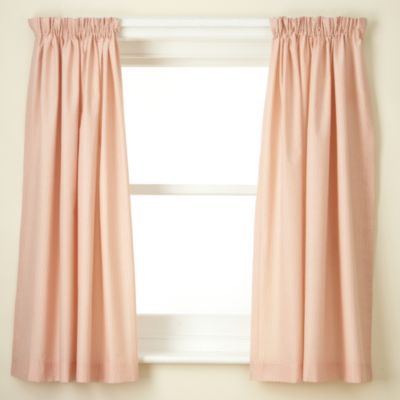 Tu Pink Spot Curtains with Tie Backs 117x137cm