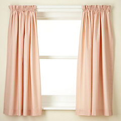 Statutory Tu Pink Spot Curtains with Tie Backs 117x137cm