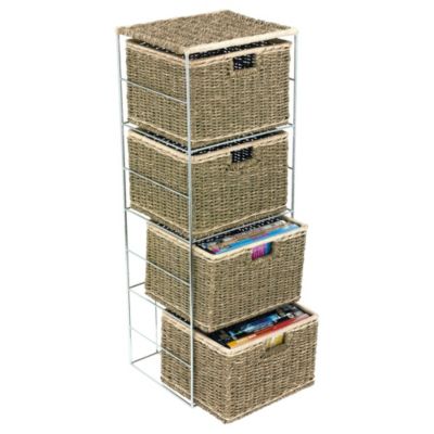 Seagrass 4 Drawer Unit