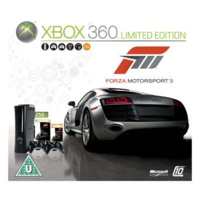 Xbox 360 Super Elite with Forza Motorsport 3