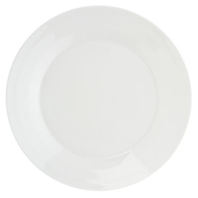 Different by Design White Bone China Dinner Plate