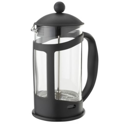 Tu Black Plastic 8-cup Cafetiere
