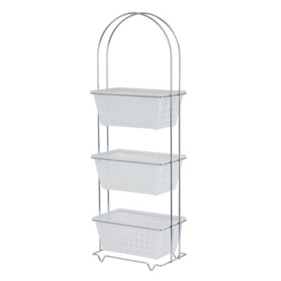Tu 3-tier Basket Storage Unit White