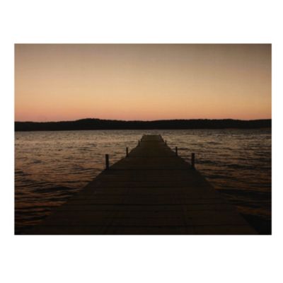 Pier at Sunset Canvas Print