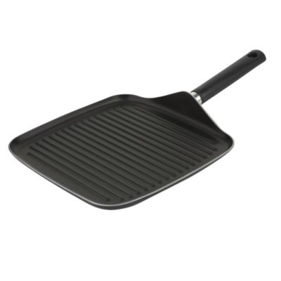 Tu Black Aluminium Griddle Pan