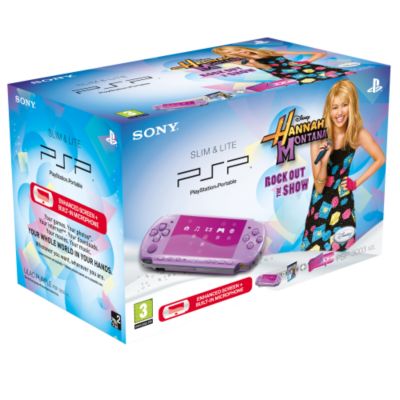 Sony PSP 3000 Console Lilac with Hannah Montana: Rock Out the Show
