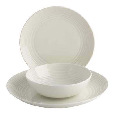 Statutory Gordon Ramsay Maze White 12-piece Dinner Set