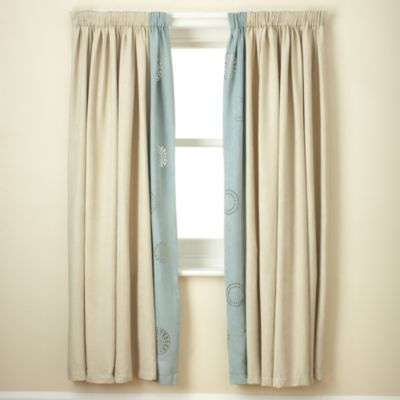 Catherine Lansfield Nairobi Curtains Duck Egg