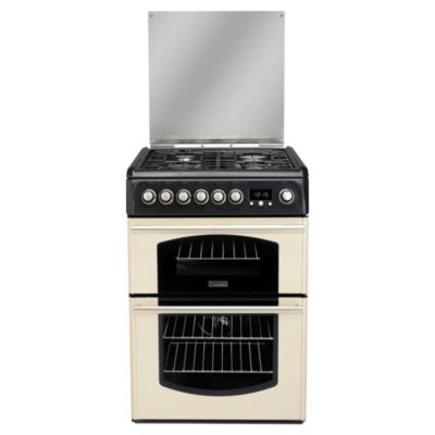 Cannon C60DTCF Dual Fuel Cooker Cream