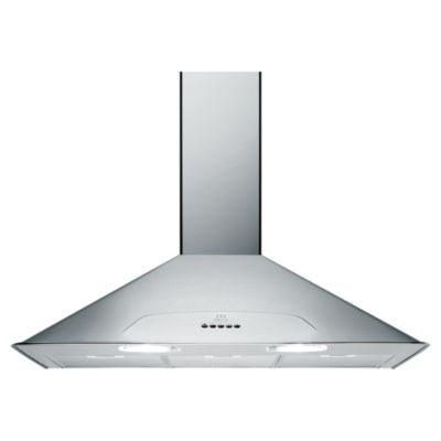 Indesit H593IX Chimney Cooker Hood Stainless Steel