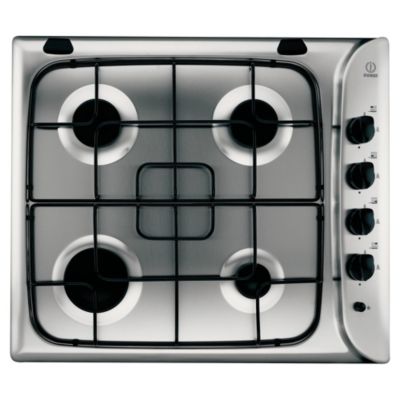 Indesit PI640ASIX Gas Hob Stainless Steel