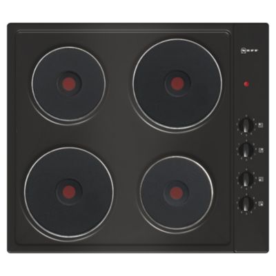 Neff T11K10S0 Electric Sealed Plate Hob Black