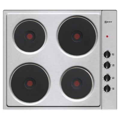 Neff T11K10N0 Electric Hob Stainless Steel