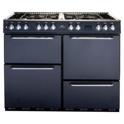New World 100DF-CH Dual Fuel Range Cooker Charcoal