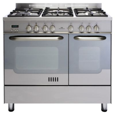New World 90DFDO Dual Fuel Range Cooker Stainless Steel