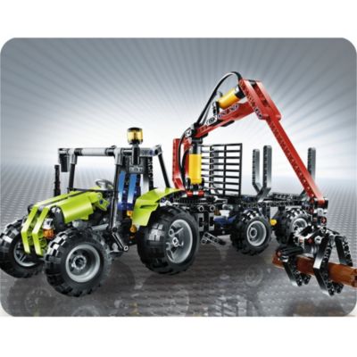 Statutory LEGO Technic Tractor with Log Loader