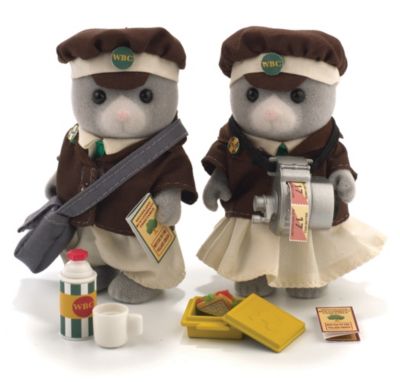 Sylvanian Families Bus Driver and Conductor