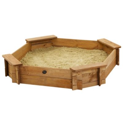Plum Small Octagonal FSC Wooden Sand Pit
