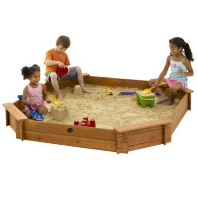 Plum Large Octagonal FSC Wooden Sand Pit