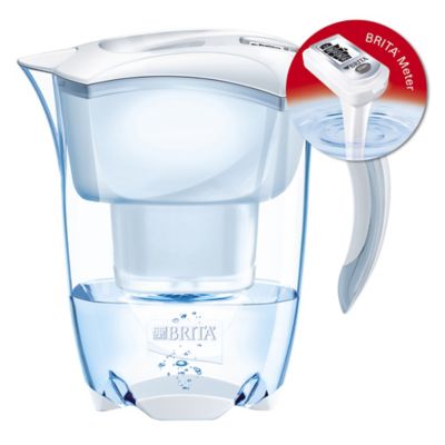 Brita Elemaris Meter Cool White Water Filter Jug