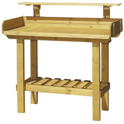 Plum Potting Table