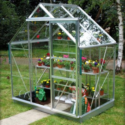 Eden Greenhouse with Safety Glass and Base 6x4