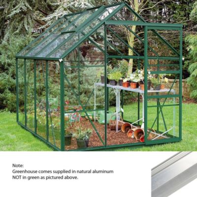 Eden Greenhouse with Safety Glass and Base 6x6ft